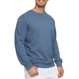 Sweater - Effen - Katoen - Ronde Hals - Lange Mouw - Normale Pasvorm