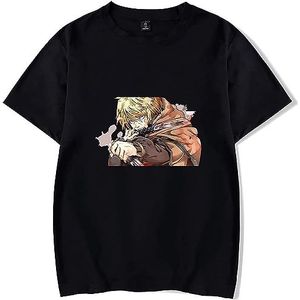 Vinland Saga T-Shirt ThorfinnKarlsefni Cosplay Pullover Fashion Casual Cartoon Print Short Sleeve Top for Unisex overhemden(Small)