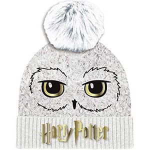 Harry Potter Hedwig Beanie Hoed, Wit, One Size, Wit, Eén Maat