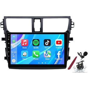Android 14 Autoradio Sat Navi voor S-uzuki Celerio (2015-2018) 9 Inch Touchscreen Multimedia Speler met Draadloze Carplay GPS Navigatie FM RDS Bluetooth 5G-WiFi SWC DSP,M500s
