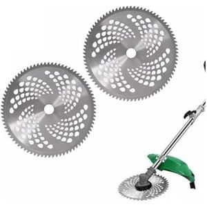 Onderdelen Vervang 80T x 10"" 2-pack voor snijder voor trimmer voor borstelbladen met carbidepunt