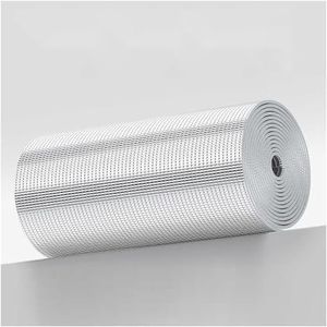 HBOOMOEM VäRmefolie VäRmereflektionsmatta，Aluminiumfolie En Parel Katoen Thermische BarrièRe，Kan Op Elke Lengte Worden Gesneden, Geschikt Voor Ramen, Daken En Auto'S.(200CM/78.7IN,1CM/0.39IN)