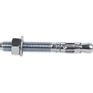 DOJA Industrieel | Mannelijk Anker voor Hoge Belastingen M10 | Set van 12 | Roestvrij Staal | Metalen Studplug of Wiganker | Voor gebruik in Industrie, Bouw, Huishoudelijk, Betonnen Muren en meer