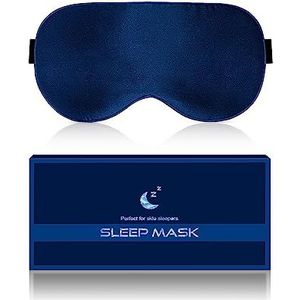 BLSSNZ Zijden oogmasker om te slapen - zacht ademend biologisch natuurlijk moerbeizijde stof verduisterend slaapmasker met verstelbare bandjes geen druk oogmasker voor reisbenodigdheden geschenken