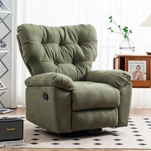 Living Room Chairs Woonkamer Fauteuil Stoel Enkele stoel Eersteklas Ruimte Capsule Licht Luxe Slaapkamer Woonkamer Liggend Schommel Draaibaar Elektrisch Luie Fauteuil Vloer Gaming Fauteuil for Woonkam