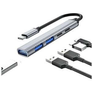 5-IN-2 USB C HUB 65W Type C naar USB 3.0 HUB Multi-splitteradapter OTG(5-IN-1 TYPE-C)