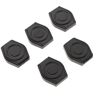 Gatuida 5stuks Creatieve Webcam Beschermhoezen Voor Privacy Universele Camera Voor Laptop Tablet Praktische Decoratieve Oplossingen Zwart