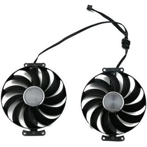 T129215BU 6PIN RTX4070 SUPER voor ASUS voor GeForce RTX 4070 12GB DUAL OC grafische kaart koelventilator(2-Fan)