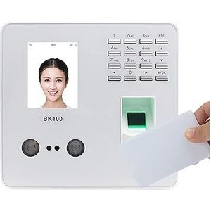 Prikklokken voor werknemers in kleine bedrijven BK100 USB TCP Biometrische vingerafdruk Gezichtsherkenning Werknemer Tijdregistratie Machine Prikklokrecorder(BK100-IC)