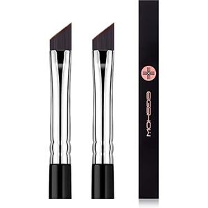 Eyeliner Make-up Borstel 2 Stks Make-up Hoek Wenkbrauw Kabuki Borstel Eigshow Draagbare Oogpoeder Foundation Borstel, Schoonheid Cosmetische Tool