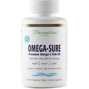 Paradise Herbs Med-Vita Omega-3 (1000mg) 60 sgels