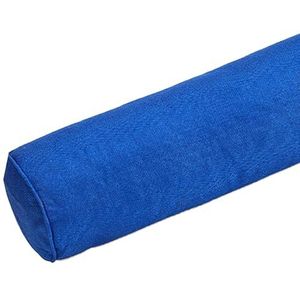 Cilindervormig Nekkussen, Ergonomisch Rond Cervicaal Rolkussen, Afneembare Hoes, voor Ondersteuning Van Kantoor/bank/bed/hoofd/nek/rug en Benen.(Donkerblauw,20x70cm)