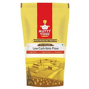 Nutty Yogi Low Carb Keto Flour, Keto Friendly, Gluten Free, Low GI, Baking, Indian Bread 400gm