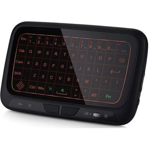 Mini draadloos toetsenbord 2,4 GHz en touchpad full-screen muis combo met achtergrondverlichting draagbaar toetsenbord slim USB touch afstandsbediening voor PC TV Box Android HTPC