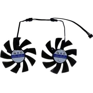 2 stuks/set, CF9015H12S, GA92A2H, GPU-videokaartventilator, voor ZOTAC voor GAMING voor GTX 1660 SUPER AMP, RTX 2060 2070 voor ZT-T20710E-10M(GF9015H12S)