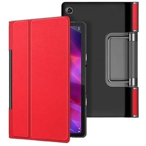Compatibel Met Lenovo Yoga Tab 11 YT-J706F YT-J706X 11 inch PU Lederen Flip Stand Tablet Cover Case(Color:Red)
