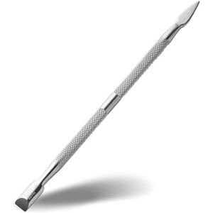 Rui Smiths Professionele Dubbelzijdig Roestvrij Stale Metalen Duwer (Nagelriem Duwer) En Driehoek Gel Nagellak Remover Schraper Tool - Stijl No. 104