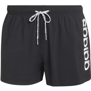adidas Hombre LOGO STRETCHY KNIT SWIM SHORTS 3 INCH, black/white, 3XL