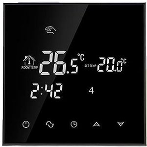 Thermostaten voor thuis APP-gecontroleerde intelligente en slimme wifi-temperatuurregelaar, regelaar, elektrisch verwarmingssysteem, draadloze kamerthermostaat