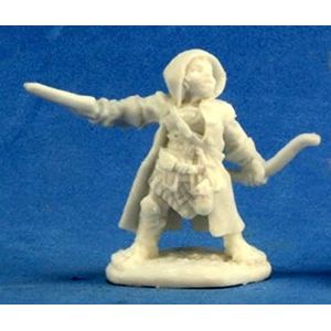 1 x WOODY STUMPWIMPLE HALFLING RANGER - Reaper Bones miniatuur voor rollenspel oorlogsspel - 77218