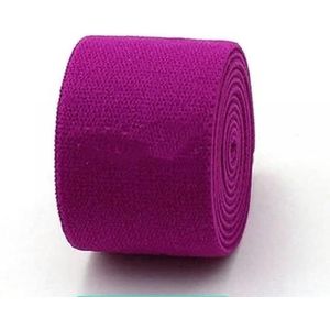 Kleur geweven babybroekje rubberen band elastische band platte dikke elastische zachte elastische band diy kledingaccessoires-roze paars