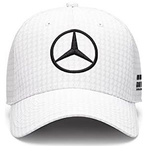MERCEDES AMG PETRONAS Formula One Team - Kinderen 2023 Lewis Hamilton Cap - Wit - Maat: One Size, wit