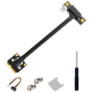 PCIE 1X 8X 16X Naar Miniatuur PCIE Verbindingskabel Miniatuur PCIe Naar PCIe Uitbreiden Kaart Voor Draadloze Netwerkkaart Geluidskaart