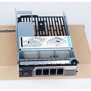 Heretom Hybride harde schijf 6,3 cm 2,5"" 9W8C4 Tray Adapter tot 8,9 cm 3,5"" Tray Caddy voor Dell R730xd R720xd T610 T630 R320 R420 R530 R720 T320 T420 T430 3 0 MDF. 12 00 MD3200