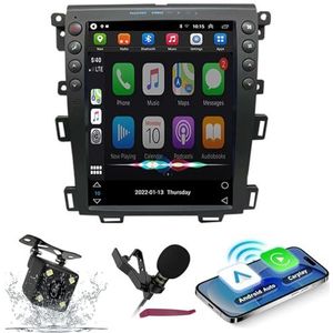 Android 15 Autoradio Navi voor F-ord Edge (2010) 12.1""Touchcreen DVD Multimedia Speler met Draadloze Carplay GPS Navigatie FM BT Ontvanger 5G-WiFi HIFI SWC DSP MIC,8g+128g