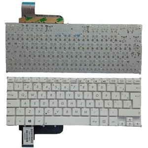Amerikaans Russisch Spaans Latijns Arabisch Braziliaans Portugees Toetsenbord voor VivoBook Q200 Q200E S200 S200E X200 X201 X201E(BR White)