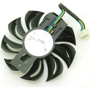 GA81B2U PFTA 12V 0.38A 4Pin 75mm VGA Fan For Dataland for RX550 RX560 RX460 Graphics Card Cooler Cooling(GA81B2U-1pcs)