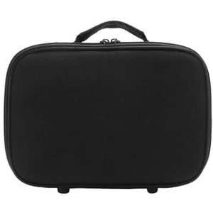 FOVAOK Nieuwe Kapper Met Shockproof Haar Schaar Box Bag Anti-Druk Trimmer Koffer Waterdichte Niet-Destructieve Styling Tool Box, Zwart, 2PCS