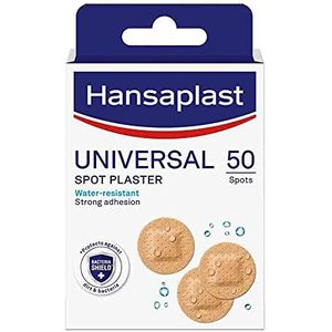 Hansaplast Universele Spots Plasters Waterbestendig en Sterke hechting, 50 strips