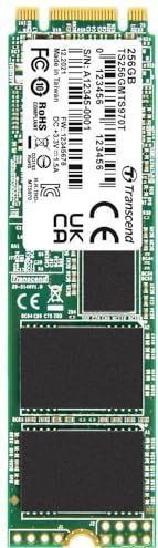 Transcend - MTS970T - Interne M.2 SATA SSD - 256 GB - SATA III