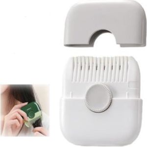 Alulayu Multifunctionele tondeuse kam, staartkam, split-end verwijderingshulpmiddel, mini draagbaar haarbreukgereedschap met dubbelzijdig ontwerp en hoes voor dunner wordend haar knippen en stylen (5