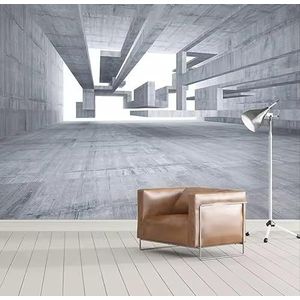 siuayosdj Behang Abstract 3D Stereoscopische Geometrische Ruimte Muurschildering Woonkamer Sofa Achtergrond Muur Decoratief, 3D, 300x210cm