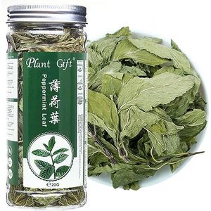 Plant Gift Peppermint Leaf / Mint Leaves 20G/0.7oz, 薄荷叶 Pepermuntblad / Muntblaadjes, Natuurlijk Vrij van Conserveringsmiddelen, Losbladige Pepermuntthee, Gezondheidsthee