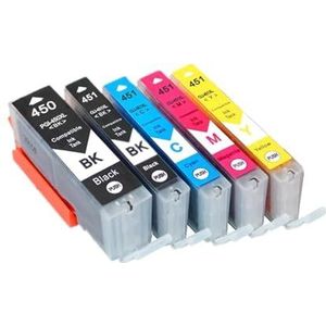 PGI-450 CLI-451 compatibele inktcartridge for MG5440 MG5540 MG5640 MG6440 IP7240 MX924 IX6540 IX6840 printer(1 Set)