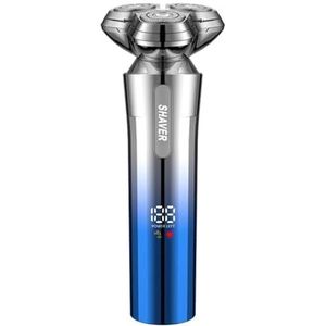 - Mild en niet-irriterend voor de poriën 360° roterende Smart-sensor elektrische scheerapparaat met LED-display en snelle oplaadfunctie - ideaal for een gladde en comfortabele scheerbeurt - Kan als ca