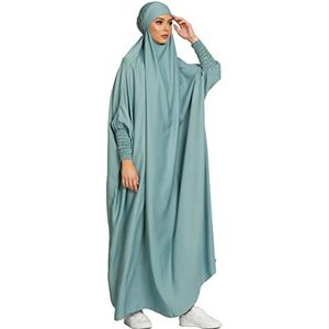 Abaya Moslim Gebedkleding voor Dames Hijab Jurk Jilbab Kleding voor Moslimjurken Lange Mouwen Burka Volledig Lichaam Bidden Niqab Robe
