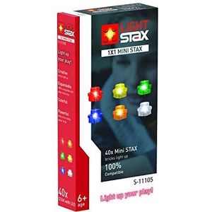 Light Stax S11105 accessoires alleen te gebruiken met apart verkrijgbare mobiele power, 40 Mini STAX (1 x 1 rond) in 6 kleuren