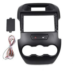 Autoradiopaneel Voor F&ord Voor Ranger 2011-2015 Autoradio Dashboardframe Radiospeler 9 Inch 2 DIN Auto DVD Paneel Dashboard Kit Frame Autoradioframe(BY-591-black)