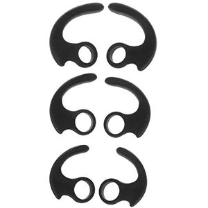 3Pairs Zachte Siliconen Oor Pads Oordopjes Voor Oortelefoon Siliconen Case Hook In- Oordopjes Oortelefoon Accessoires Tips Oordopjes Vervanging