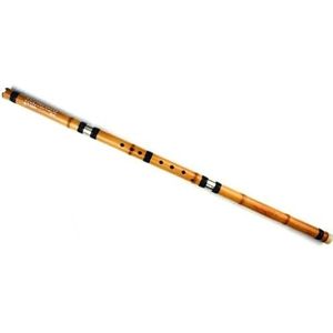 Bamboe Dwarsfluit Geschikt Voor Beginners Verticale gouden bamboefluit met afneembaar 3-delig traditioneel houtblazersinstrument in Chinese stijl (Color : F)