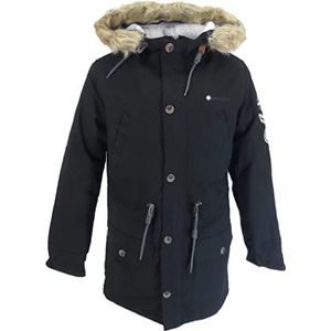 Lambretta Heren Mod Sherpa gevoerde Fishtail Parka jas, Zwart, XXL