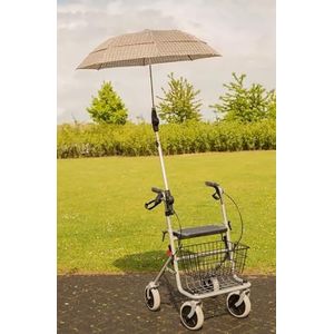 Paraplu met houder voor rollator standaard