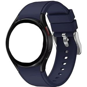 LUGEMA 20mm siliconen band compatibel met Samsung Galaxy horloge 4 40mm 44mm klassieke 46mm 42mm sport armband Samsung Galaxy horloge 5 44mm 40mm band (Color : Midnight Blue, Size : Galaxy Watch 5 4