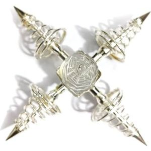 Jet International Exquise Shree Yantra Pyramid Energiegenerator Koperen Spoel Aluminium Staal Kegelpunten Genezing Heilige Reiki Heilige Piramide Generator Kristal Potloodpunt Programmeerbaar