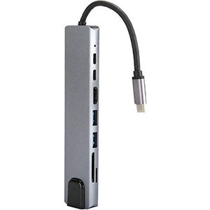 Taidda- met USB-C-interface ethernetadapter, USB-C-hub, ingebouwde plug-and-play-conversiechip voor zakelijke huishoudens