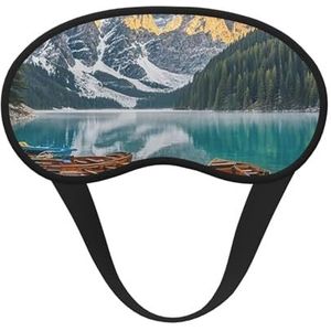 Slaap-oogmasker voor vrouwen en mannen, zacht, comfortabel slaapmasker, verduisterend, slaapoogbedekking voor reizen, yoga, dutje ploegenwerk, bergmeer boten
